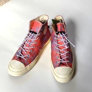 NEW 10 Converse Chuck Taylor all star high top sneakers mens pale coral twilight